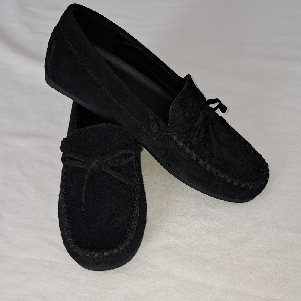 Madewell Meadow Whipstitched Driver. Womans, Loafer, True Black. Size 8. NWOT‎